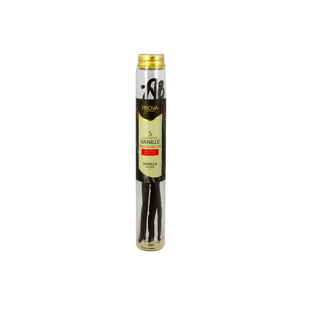 Gousses de vanille Bourbon de Madagascar Prova Gourmet - 5 gousses