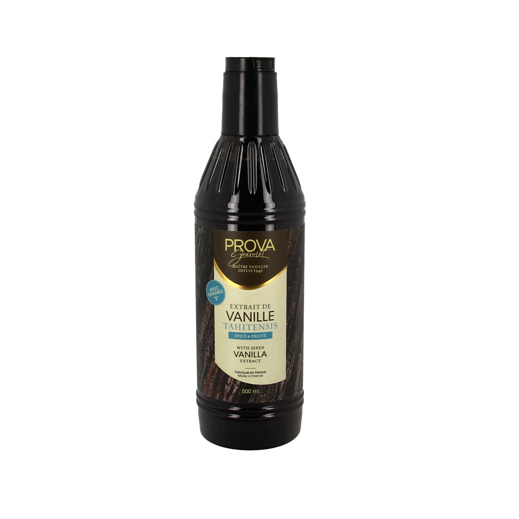 Extrait de vanille Tahitensis avec graines Prova Gourmet 500ml