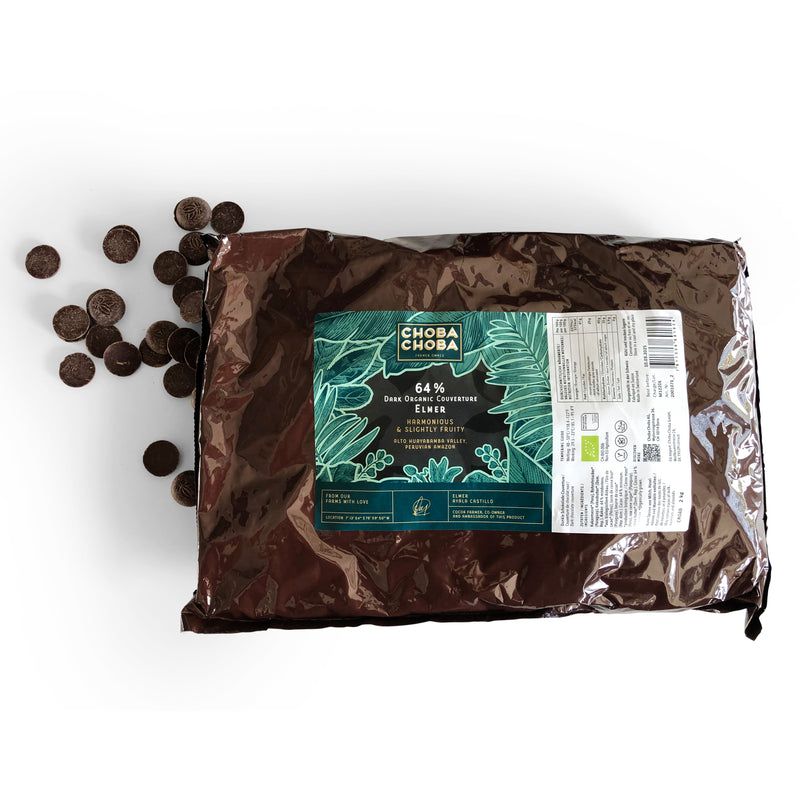 Chocolat de couverture Elmer noir 64% - 2kg