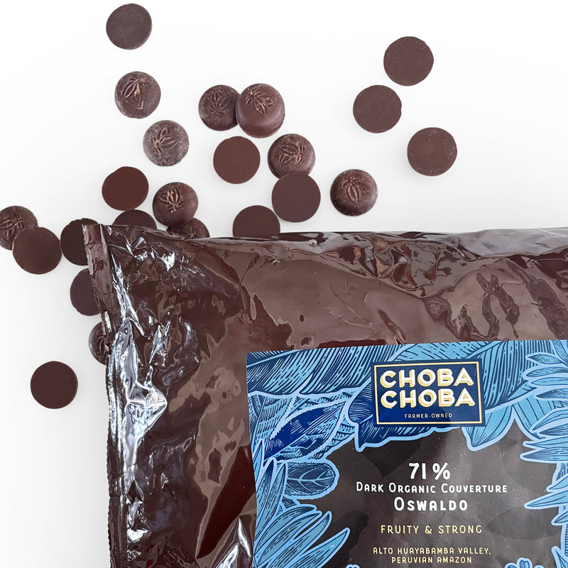 Chocolat de couverture Oswaldo noir 71% - 2kg