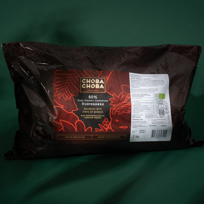 Chocolat de couverture Huayabamba noir 60% - 2kg