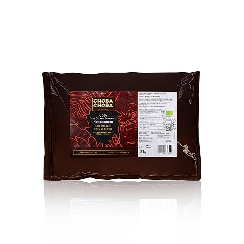 Chocolat de couverture Huayabamba noir 60% - 2kg