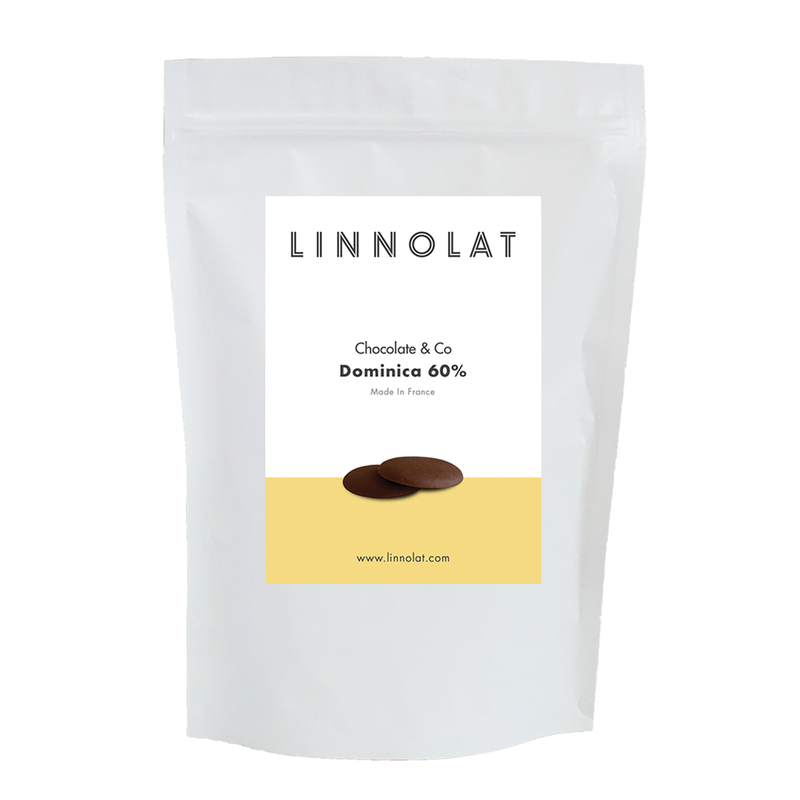 Chocolat de couverture noir Dominica 60% - 1kg