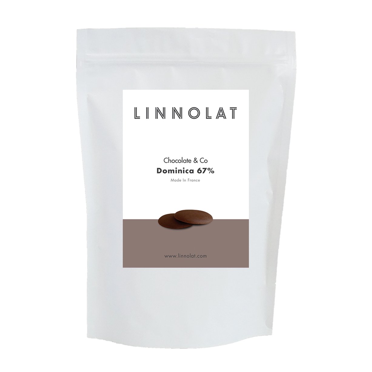 Chocolat de couverture noir Dominica 67% - 1kg