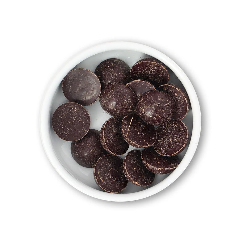 Chocolat de couverture noir 60% Equateur en 1/2 boules de 3.5g - 5kg