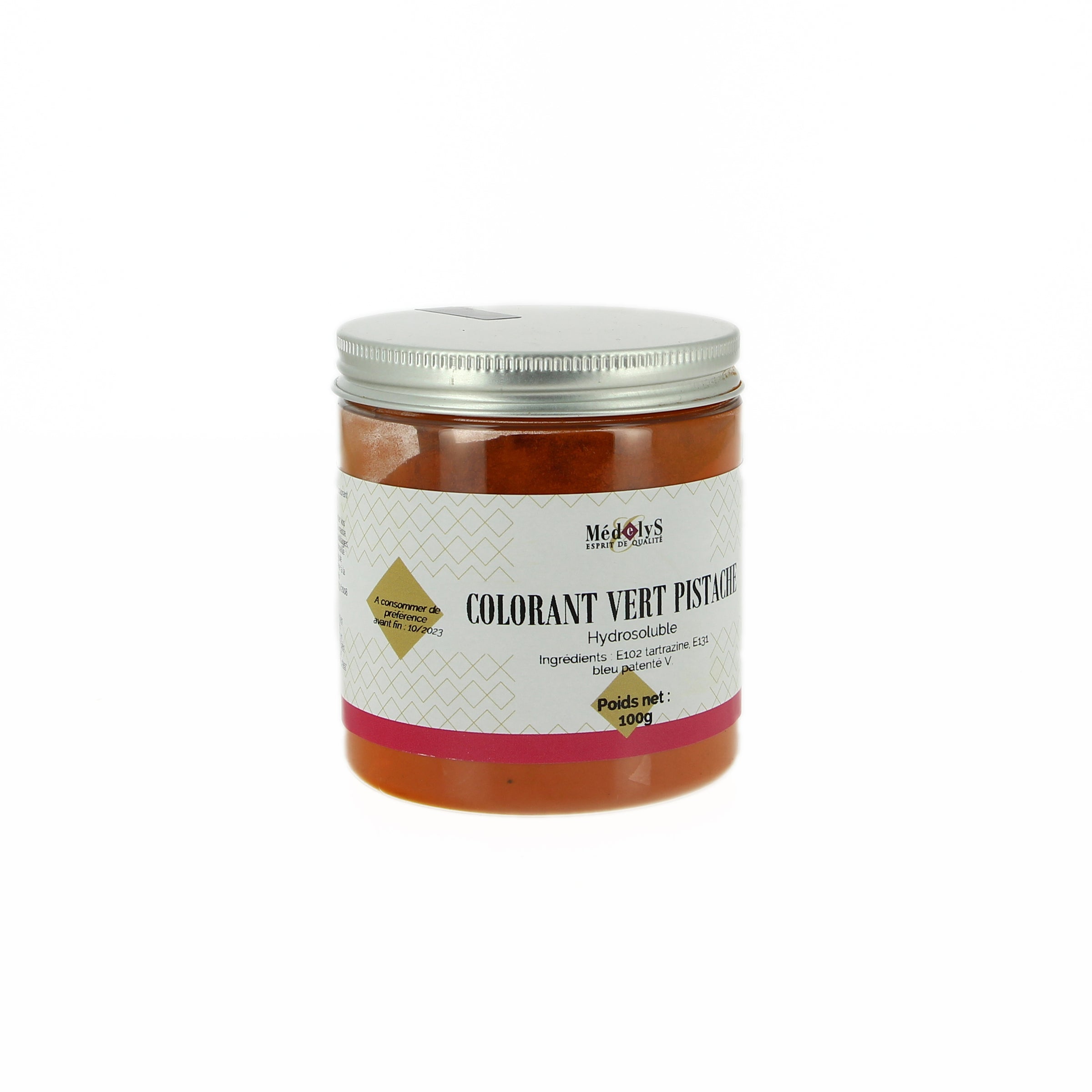 Colorant vert pistache hydrosoluble - 100G