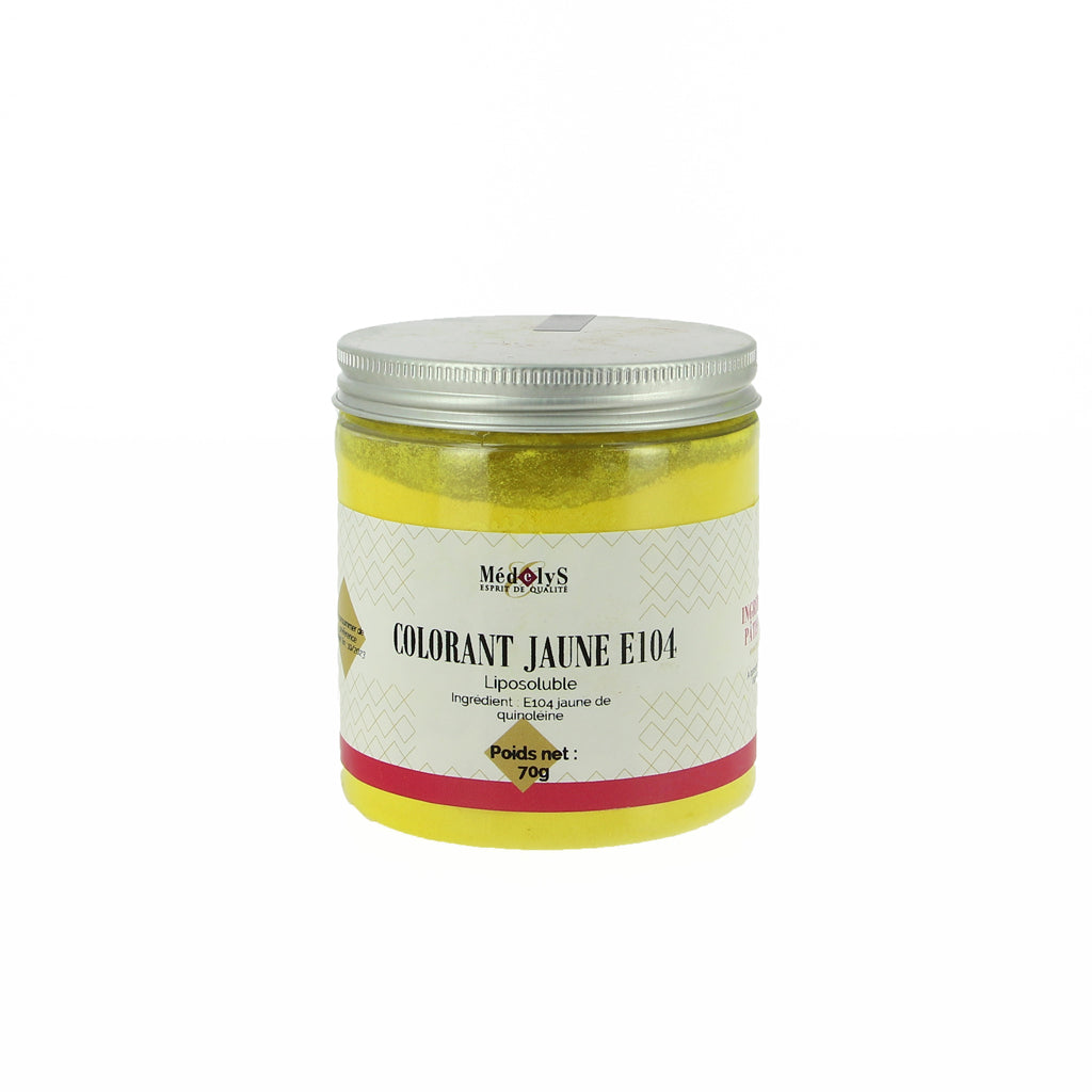Colorant jaune E104 liposoluble - 70G