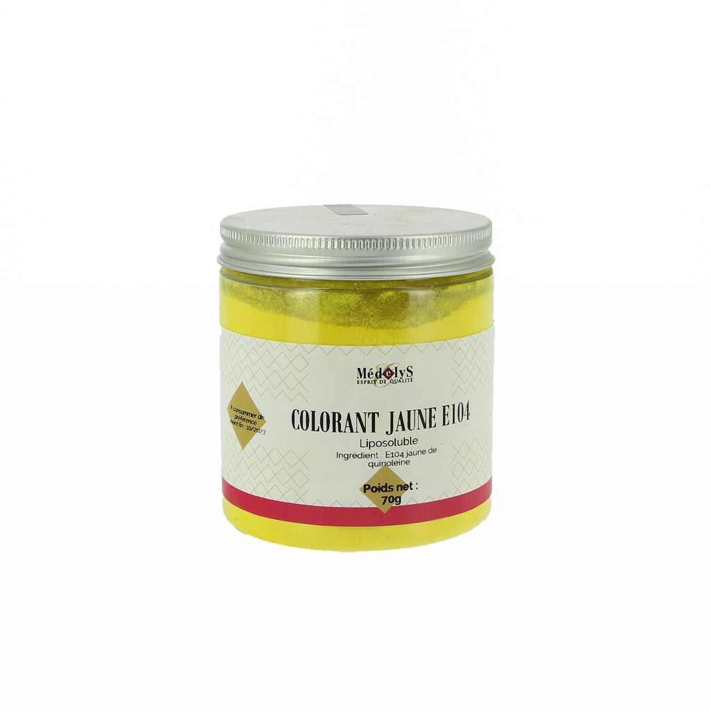 Colorant jaune E104 liposoluble - 70G
