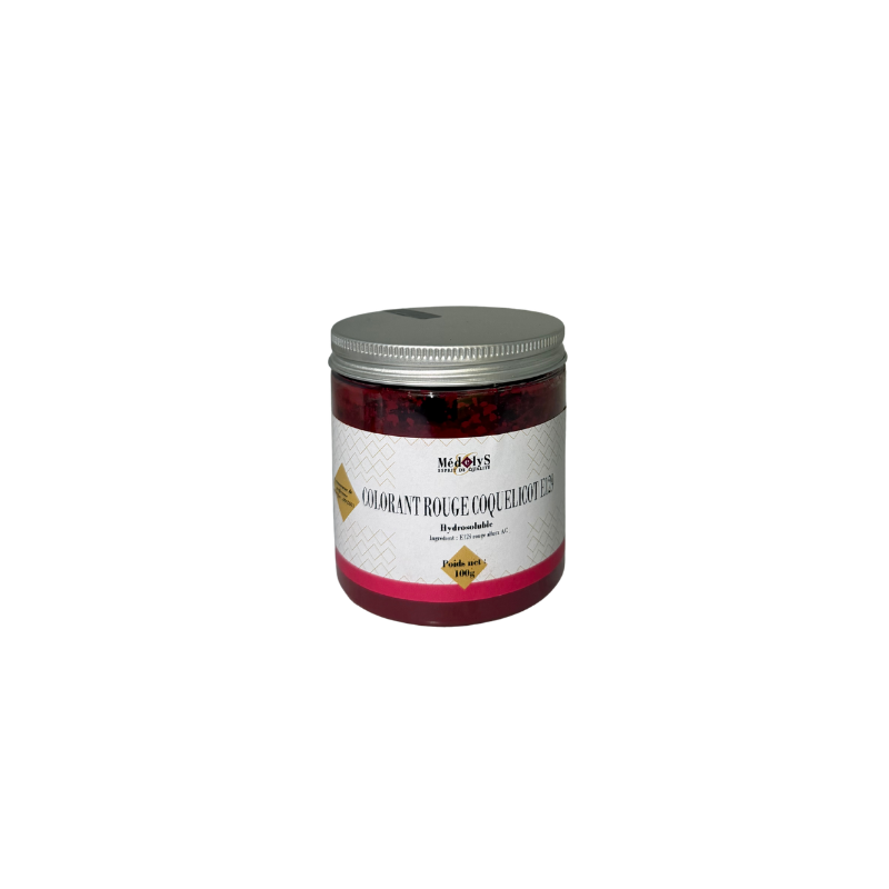 Colorant rouge coquelicot hydrosoluble - 100g
