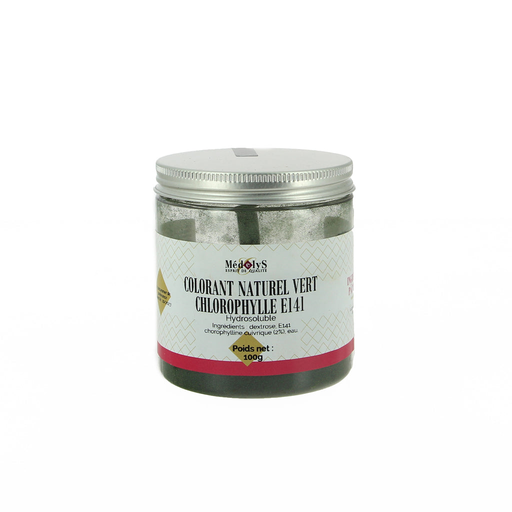Colorant vert  chlorophylle naturel - 100G