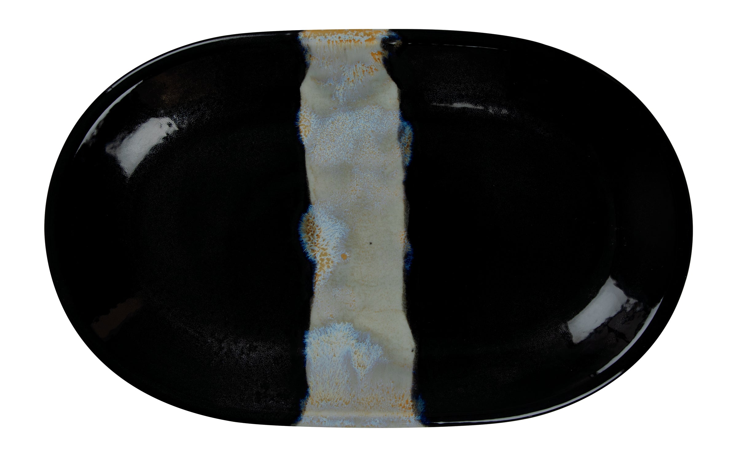 Assiette plate ovale - Porcelaine 32x20 cm - Circé ( 162057 ) (6 X 1 unité )