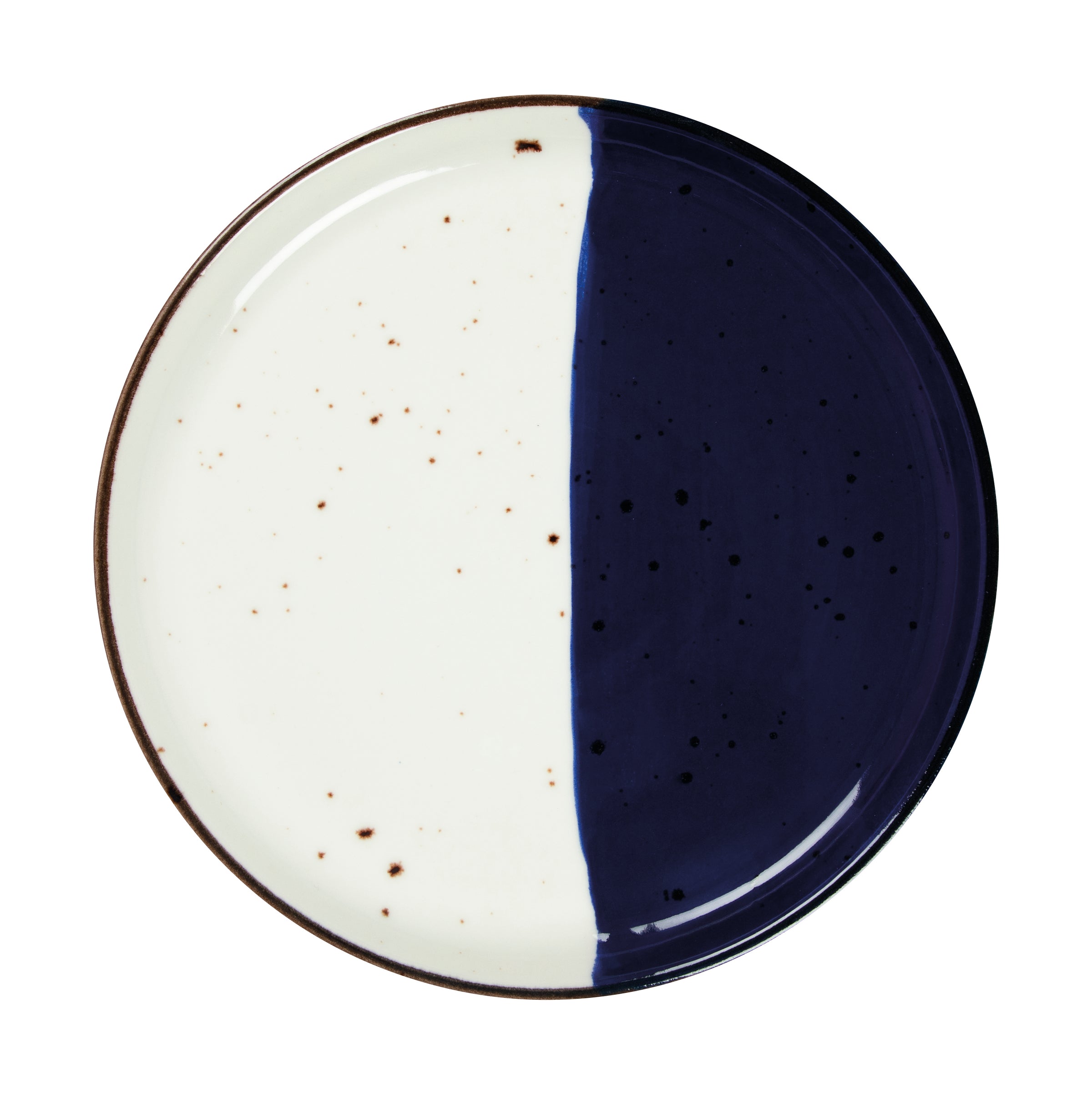 Assiette bord droit - Porcelaine  ø 21 cm - Poséidon ( 162061 ) (6 X 1 unité )