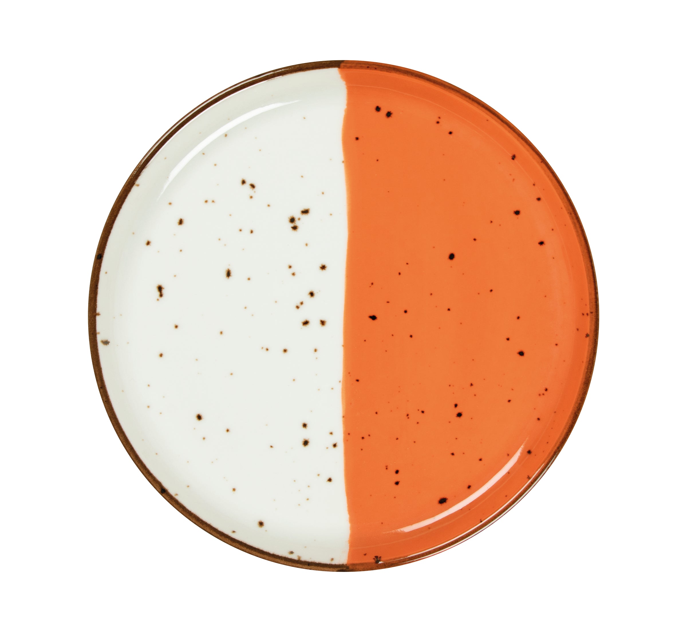 Assiette bord droit - Porcelaine  ø 21 cm - Hélios ( 162071 ) (6 X 1 unité )
