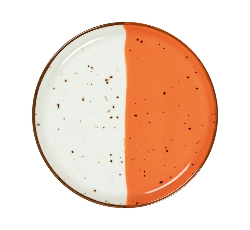 Assiette bord droit - Porcelaine  ø 21 cm - Hélios (6 X 1 unité )