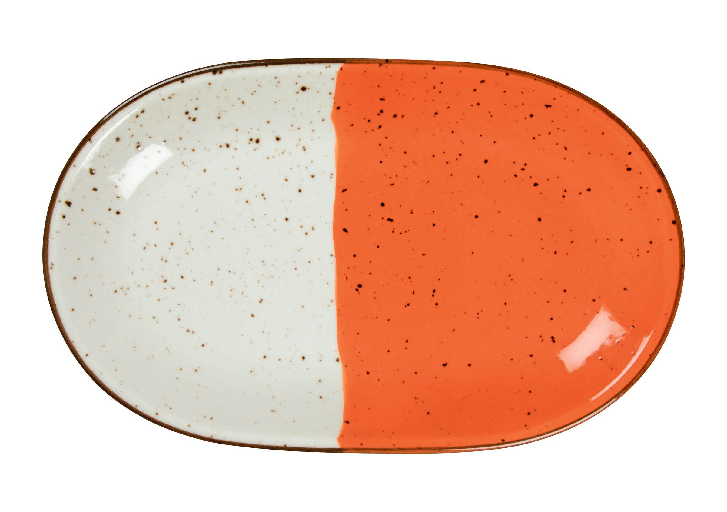 Assiette ovale - Porcelaine 32x20 cm - Hélios ( 162075 ) (6 X 1 unité )