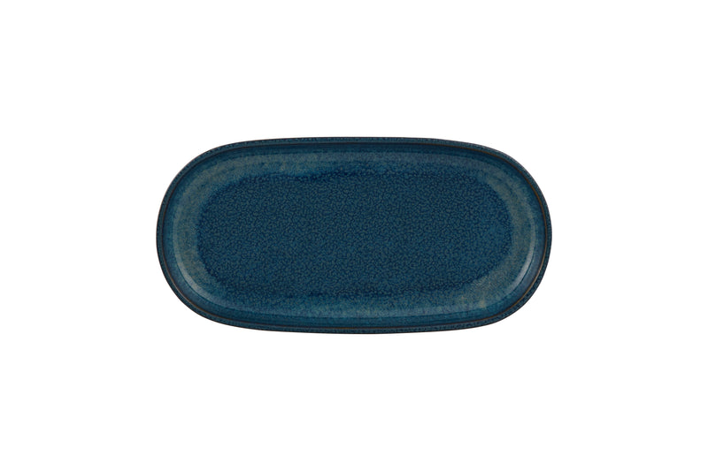 Plat oval - Grès Ø 30x15x3 cm - Gemstone (12 X 1 unité )