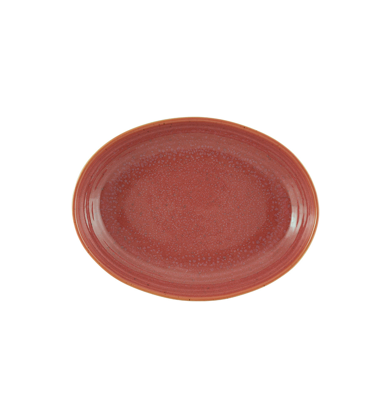 Assiette oblong - Grès Ø 27x20x4,5 cm - Gemstone ( E14136 ) (12 X 1 unité )