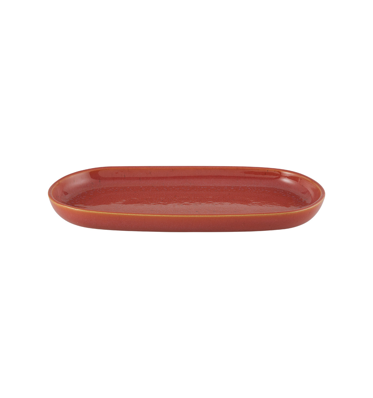 Plat oval - Grès Ø 30x15x3 cm - Gemstone ( E14135 ) (12 X 1 unité )