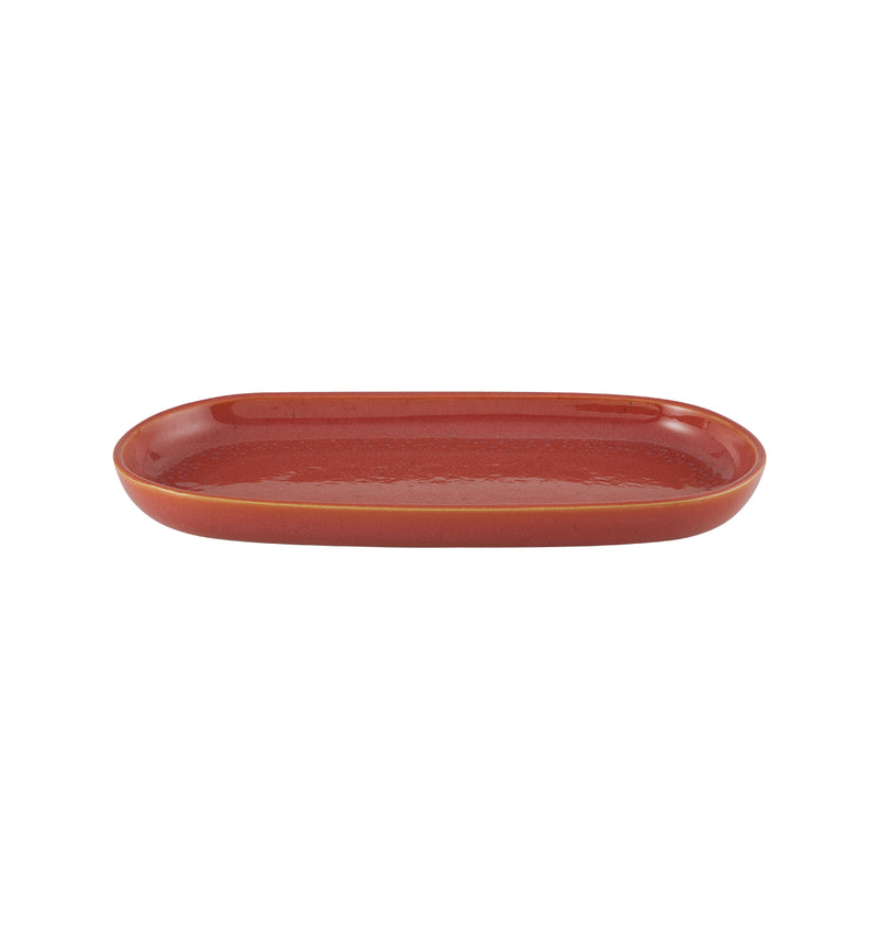 Plat oval - Grès Ø 30x15x3 cm - Gemstone (12 X 1 unité )