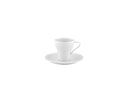 Tasse café + soucoupe  - Porcelaine 10,6 cl - Utopia (4 X 1 unité ) - 050230