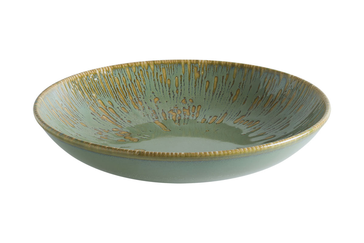 Assiette calotte - Porcelaine  Ø 23cm - Sage - Snell ( 988552 ) (6 X 1 unité )
