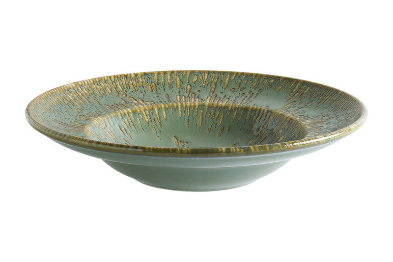 Assiette à pâtes - Porcelaine  Ø 27cm - Sage - Snell (6 X 1 unité )