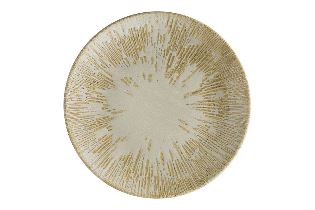 Assiette plate - Porcelaine  Ø 27cm - Sand - Snell ( 988563 ) (12 X 1 unité )