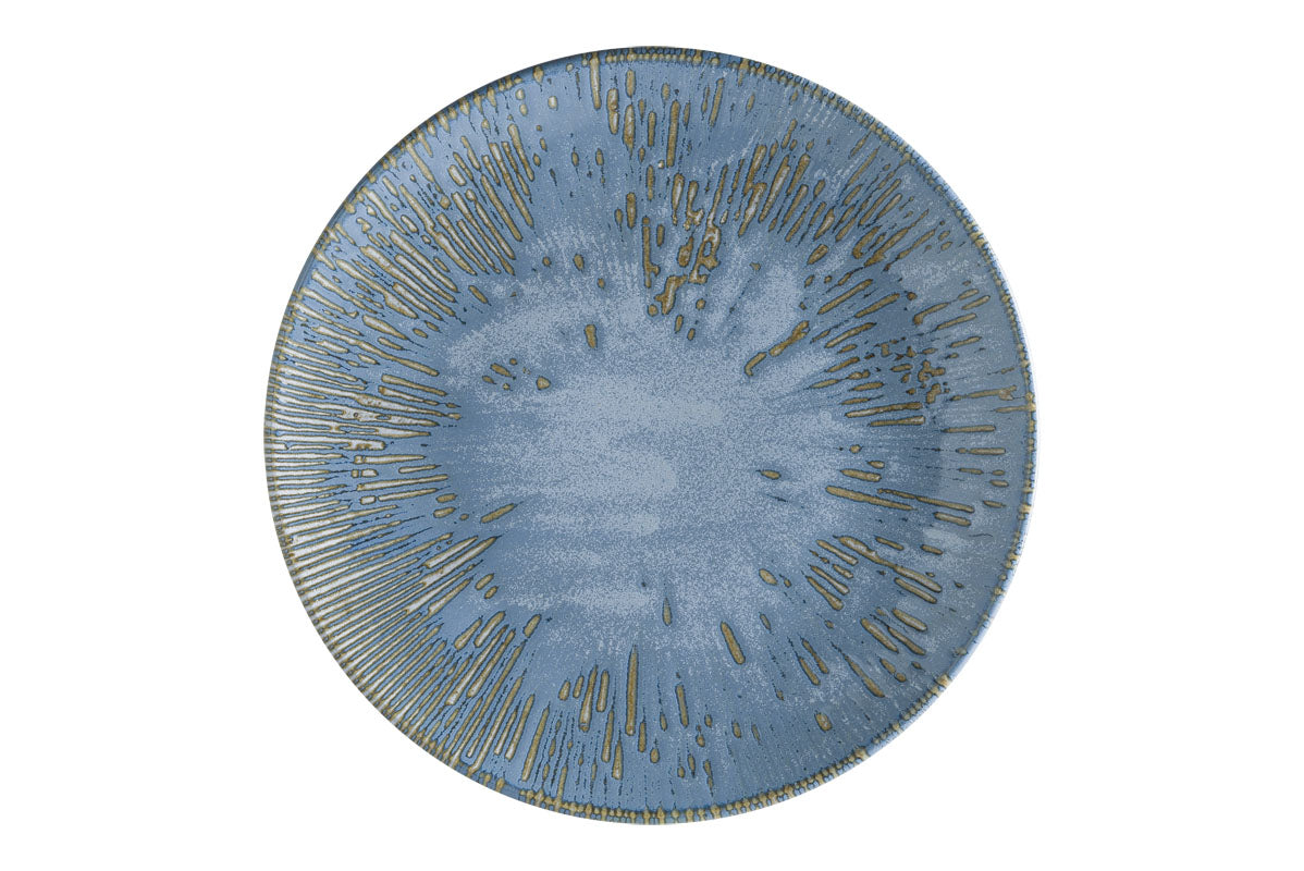 Assiette plate - Porcelaine  Ø 21 cm - Sky - Snell ( 988555 ) (12 X 1 unité )