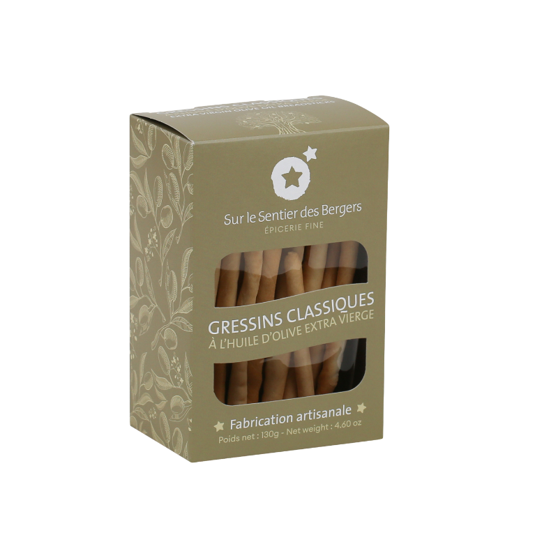 Gressins à l'huile d'olive extra vierge - 130g