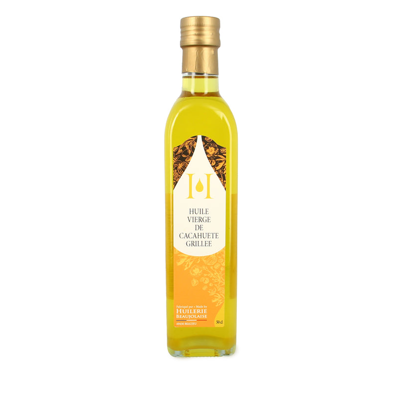 Huile vierge de cacahuète grillée - 50cl