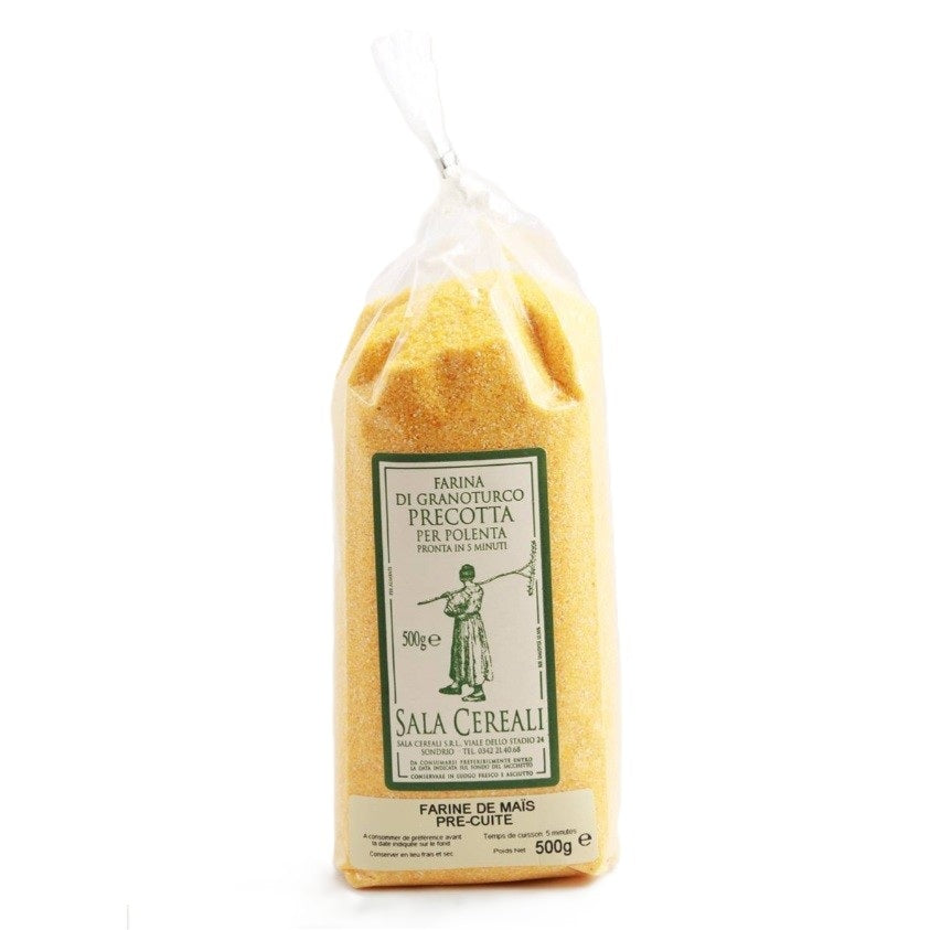 Farine de maïs jaune précuite (polenta) - 500g