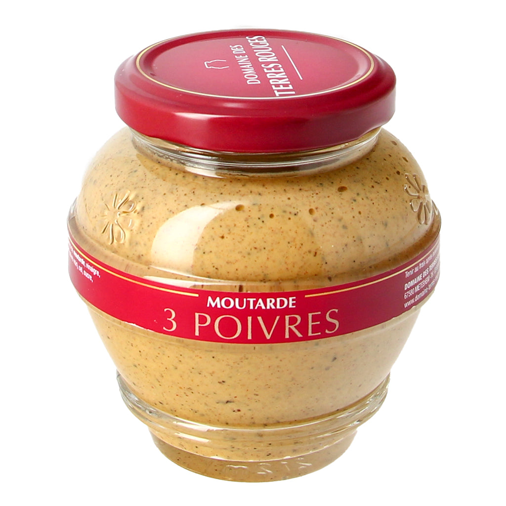 Moutarde aux 3 poivres - 200g