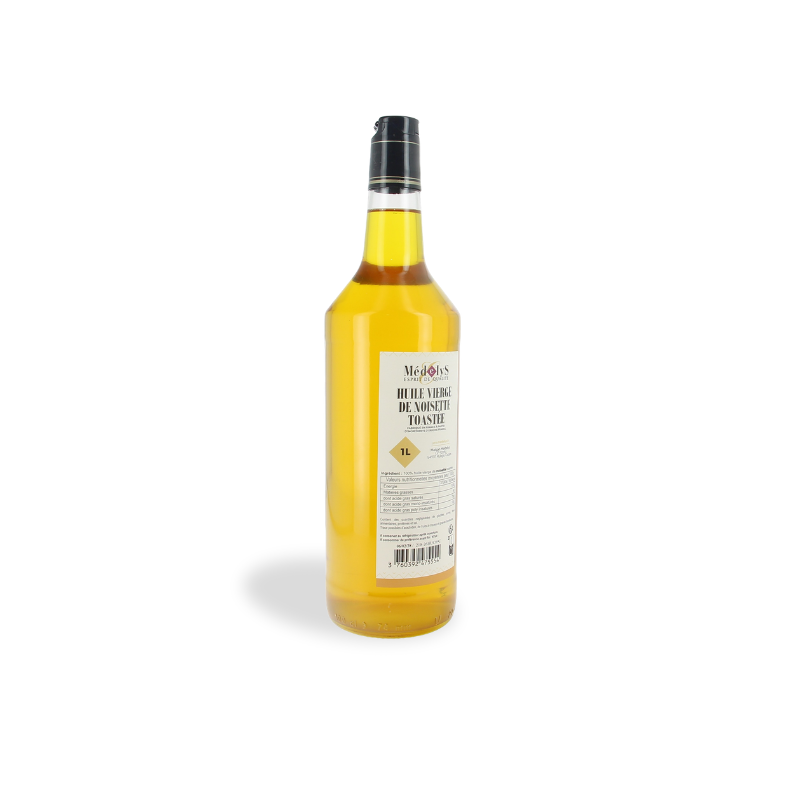 Huile vierge de noisette toastée Médelys - 1L