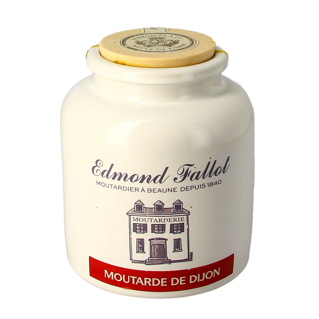 Moutarde en grains au vin blanc pot grés - 250g
