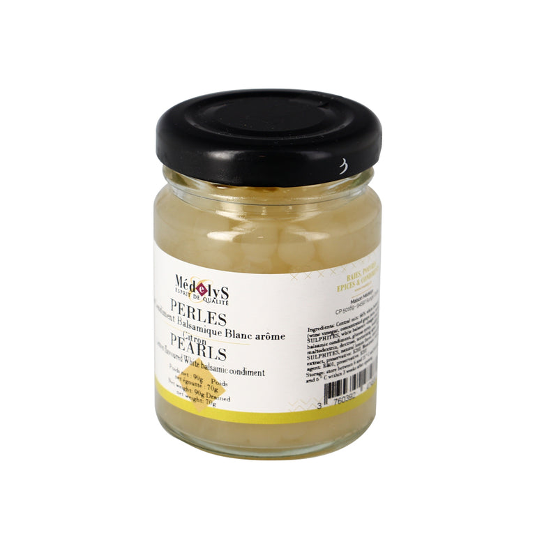 Perles au vinaigre balsamique blanc et citron - 90g