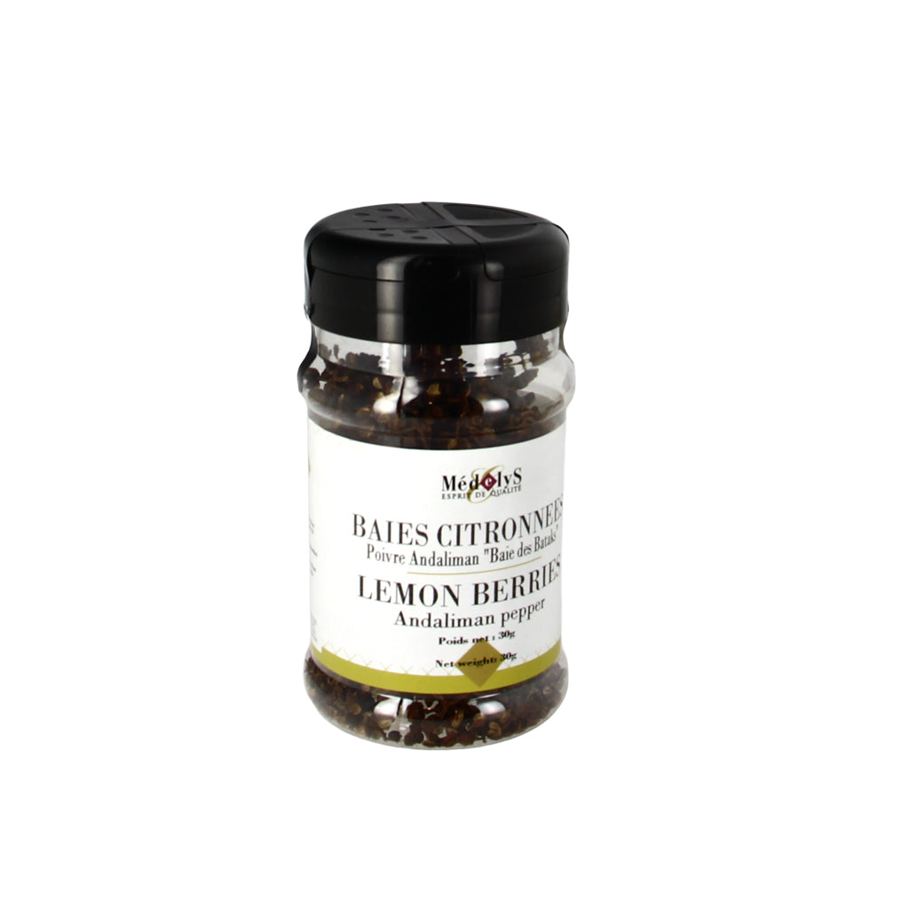 Baies des Bataks (baies cironnées ou poivre Andaliman) - 30g