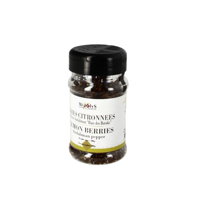 Baies des Bataks (baies cironnées ou poivre Andaliman) - 30g