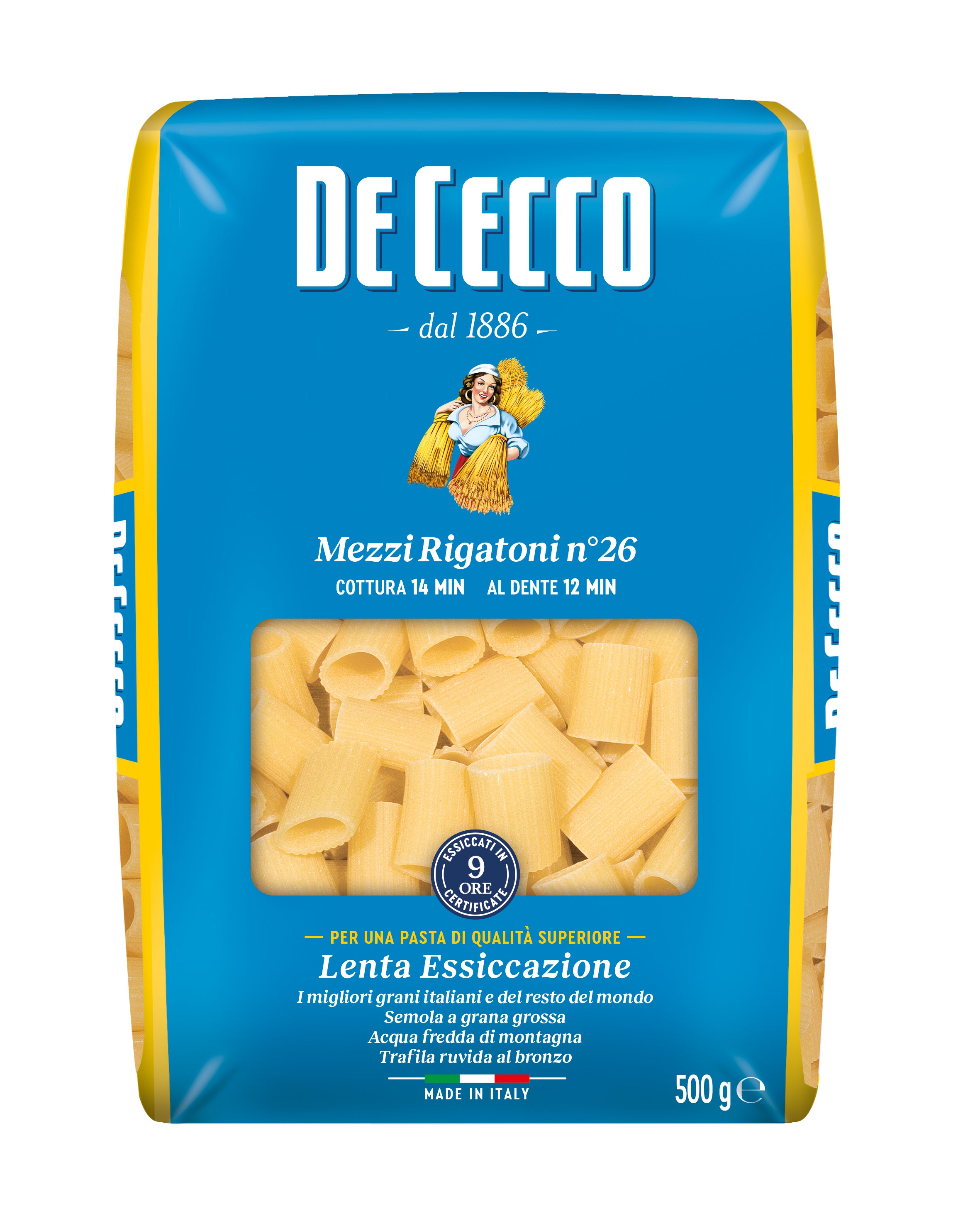 Mezzi Rigatoni # 26 - 500G