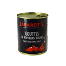 Gouttes de poivron rouge boîte 4/4 - 793g
