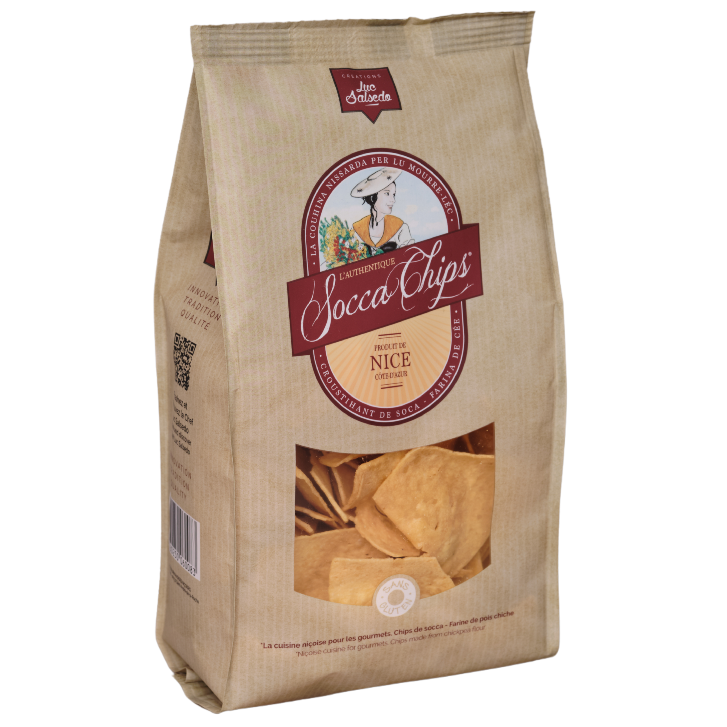 Socca chips de pois chiche - 120g
