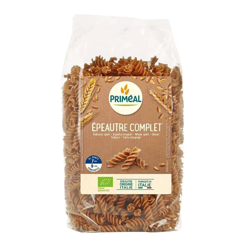 Spirales complètes à l'épeautre, spécialité céréalière - 500g