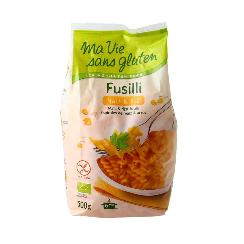 Fusilli de maïs et riz sans gluten - 500g