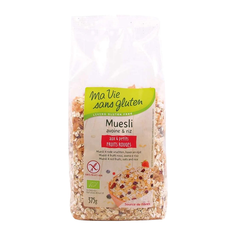 Muesli aux 4 fruits rouges - 375g