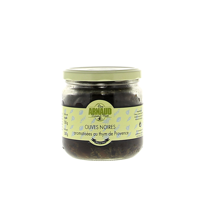Black Olives With Thyme Of Provence - 250G