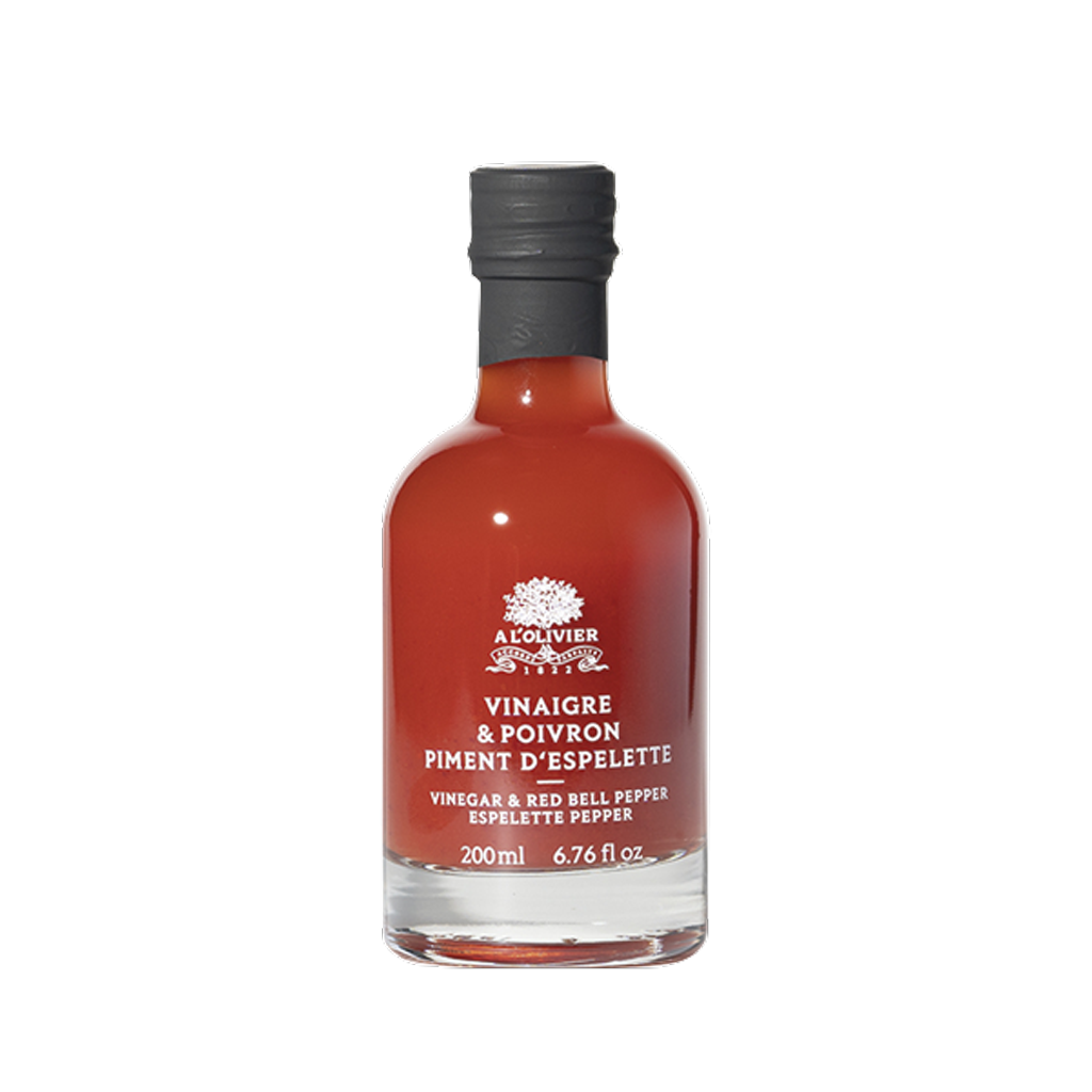 Vinaigre à la pulpe de poivron et au piment d'Espelette - 20cl
