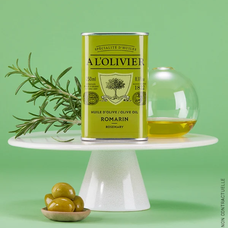 Huile d'olive infusée au romarin - 25cl