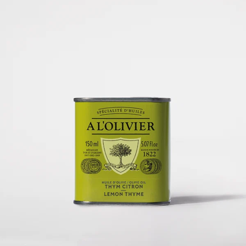 Huile d'olive infusée au Thym Citron - 15cl