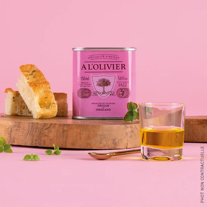 Huile d'olive infusée à l'origan - 15cl