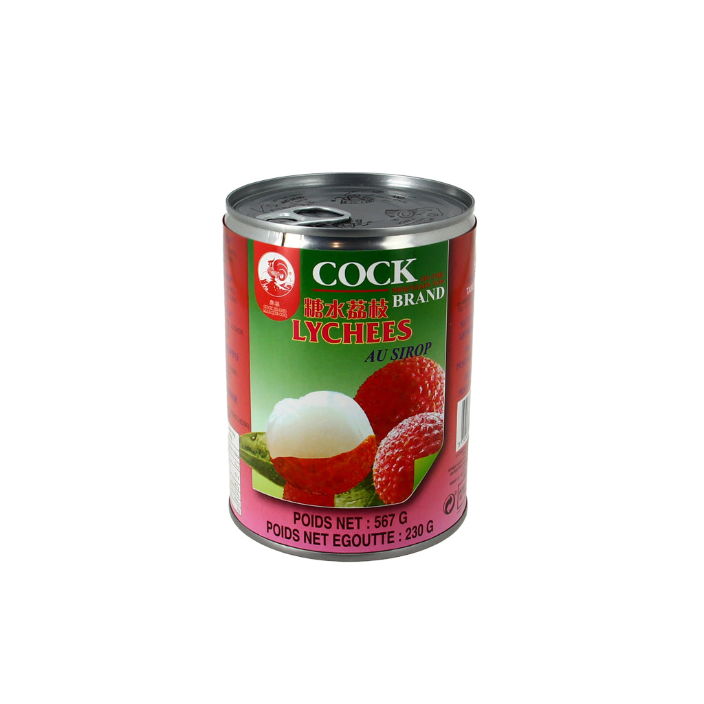 Lychees in light syrup (drained net 230g) - 567g