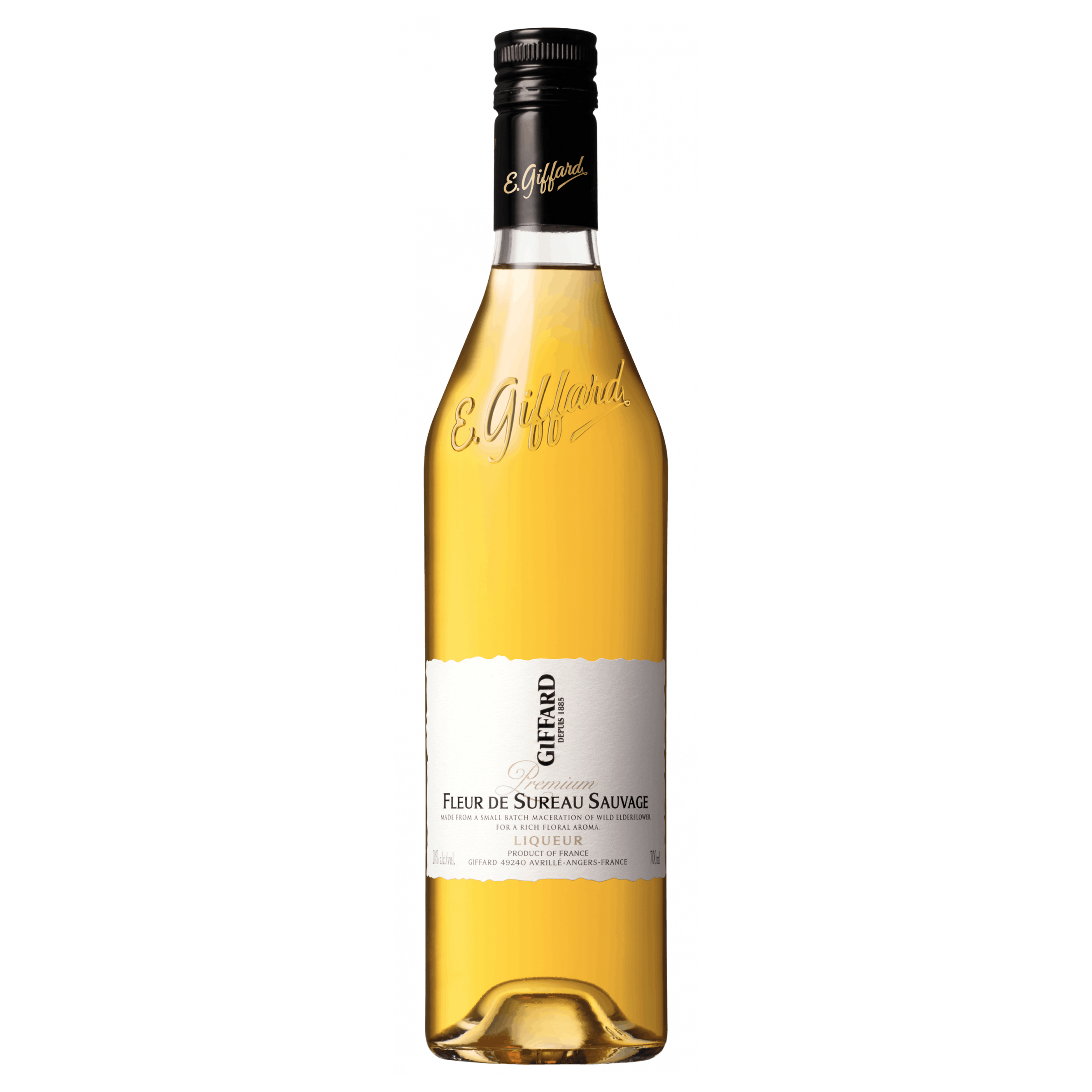 Liqueur prémium de fleur de sureau sauvage 20° - 70cl